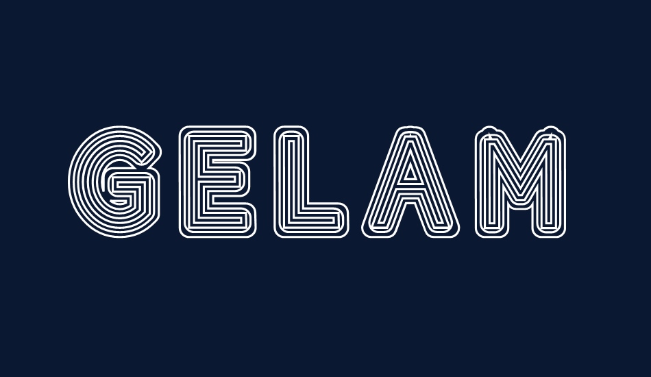 GELAM font big