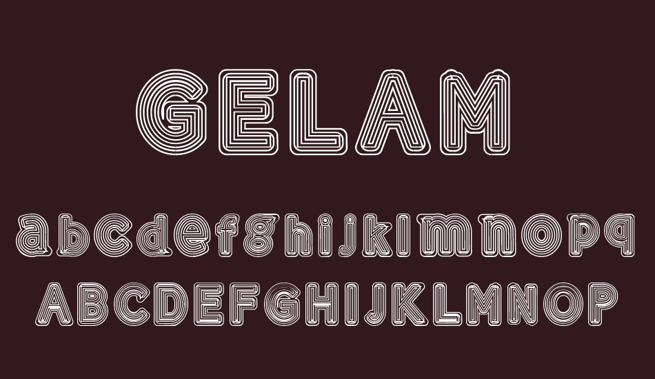 GELAM font