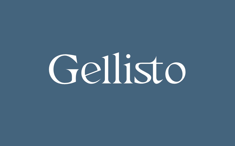 Gellisto font big