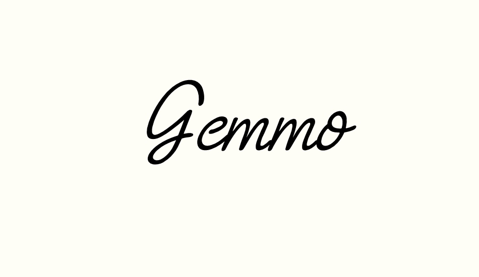 Gemmo font big