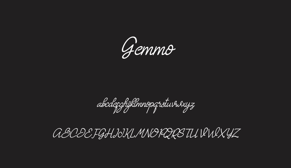 Gemmo font