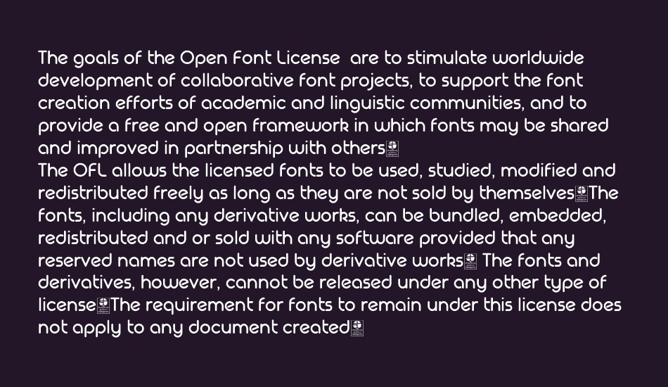 Geoma Regular Demo font 1