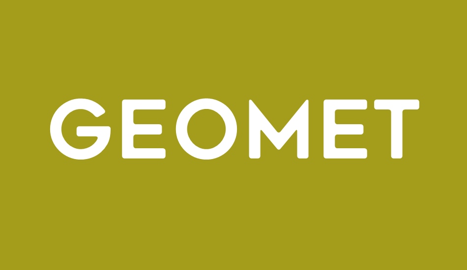 Geometos Rounded font big