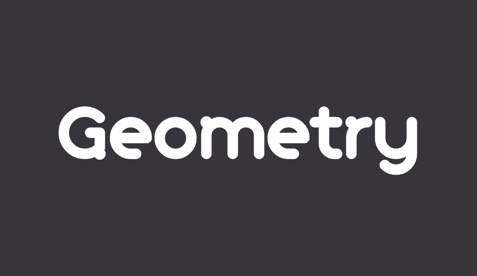 Geometry Soft Pro Bold N font big