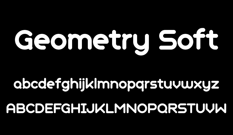 Geometry Soft Pro Bold N font
