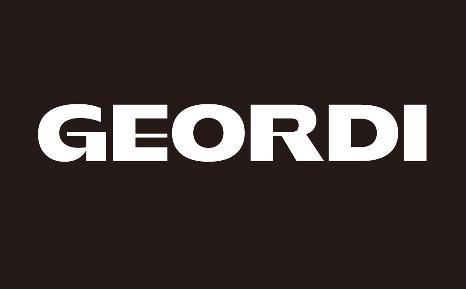 GEORDINA Trial font big