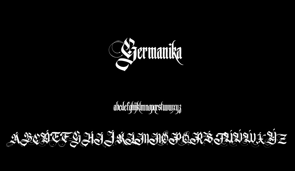 Germanika Personal Use font