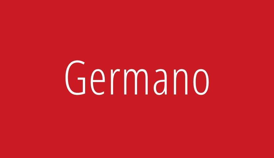 Germano font big