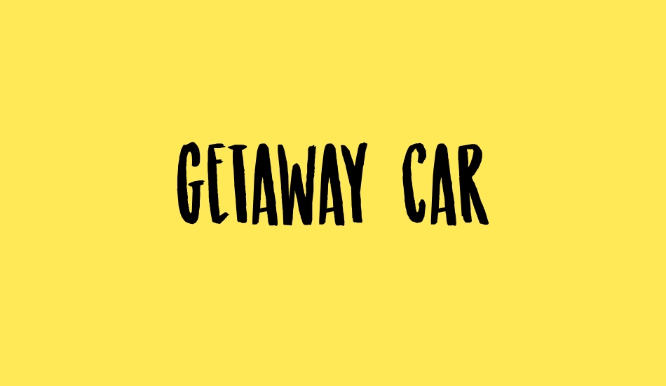 Getaway Car DEMO font big