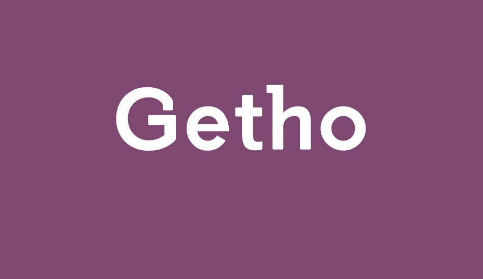 Getho font big