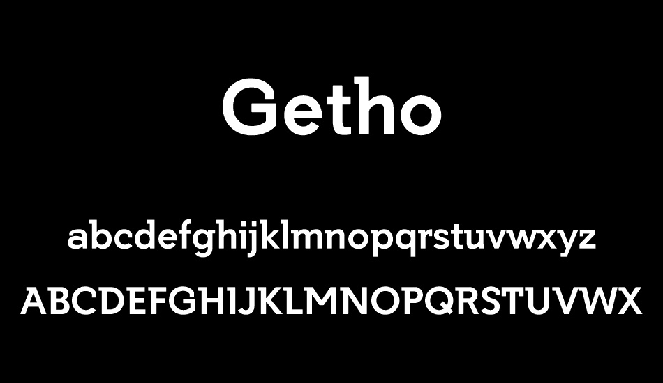 Getho font