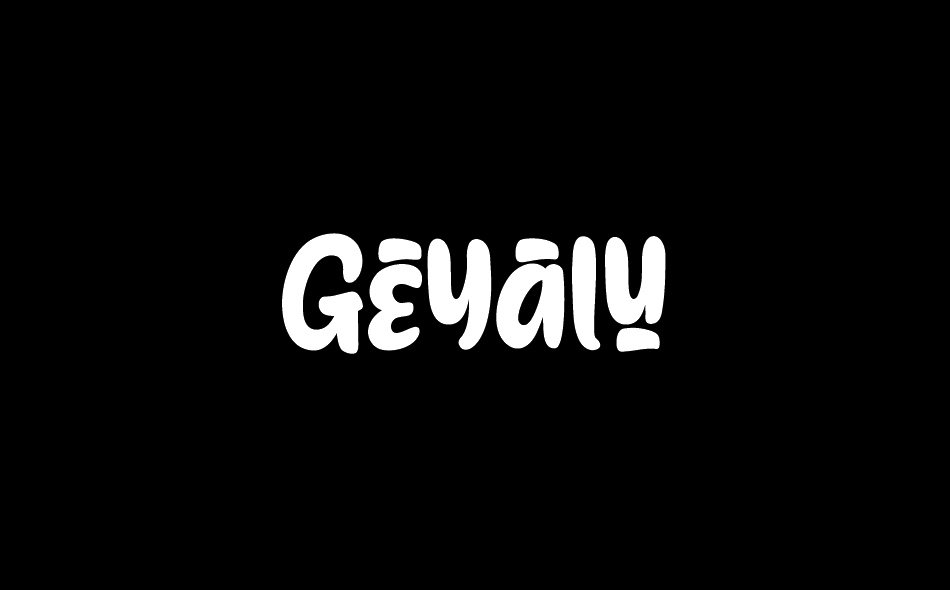 Geyalu font big