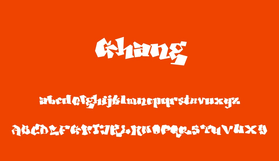 Ghang font