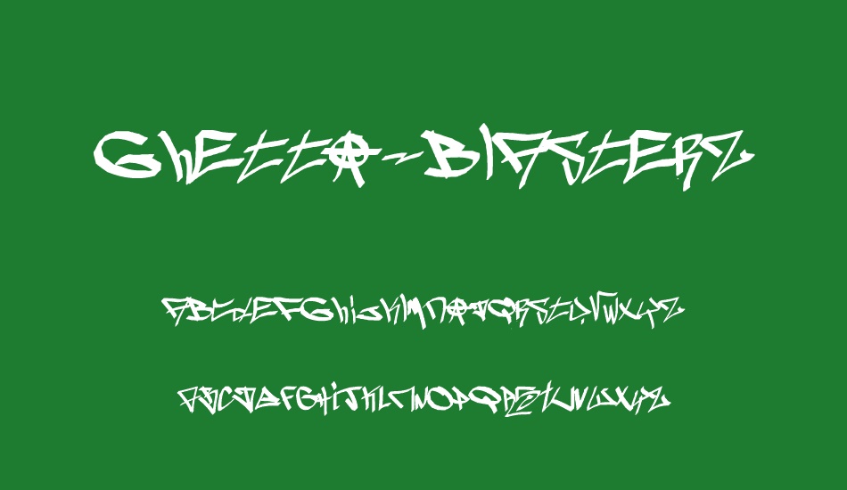 ghetto-blasterz font