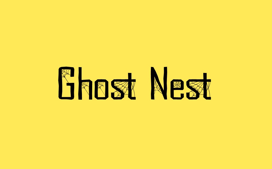 Ghost Nest font big