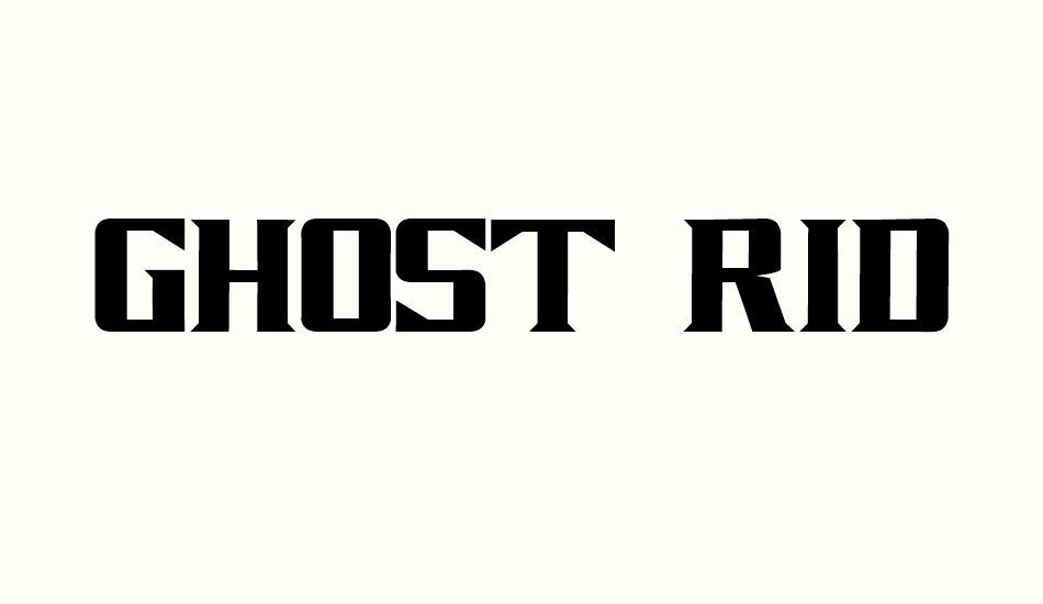 GHOST RIDER MOVIE font big