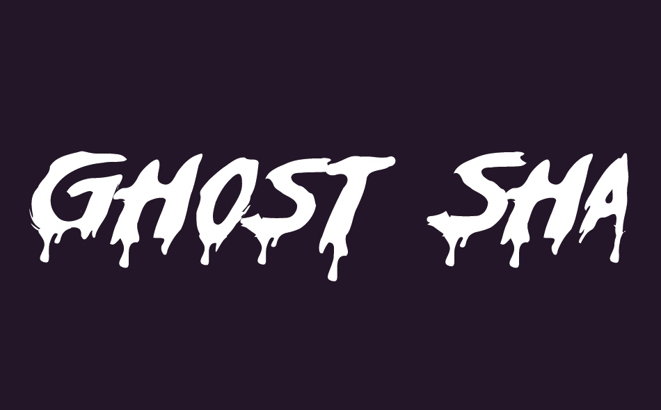 Ghost Shamz font big