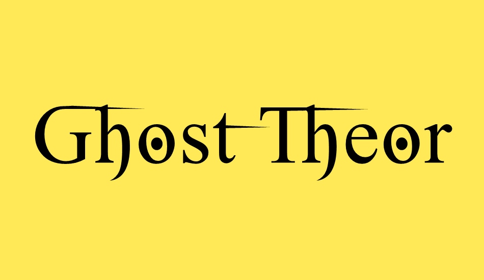 Ghost Theory 2 font big