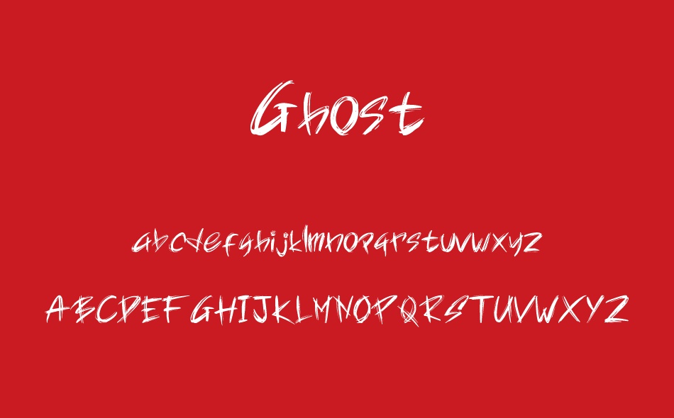 Ghost font