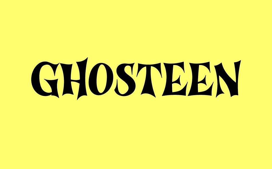 Ghosteen font big