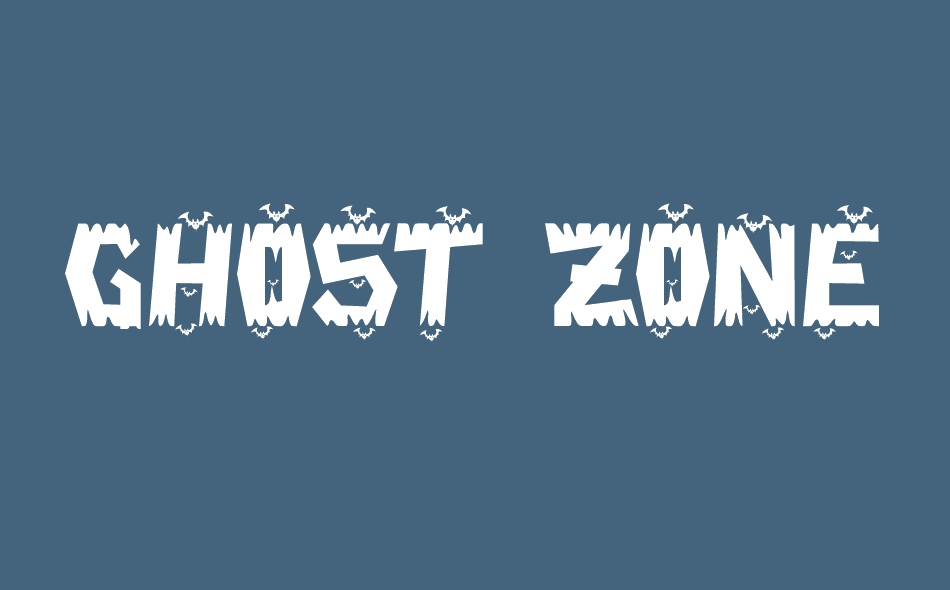 Ghost Zone font big