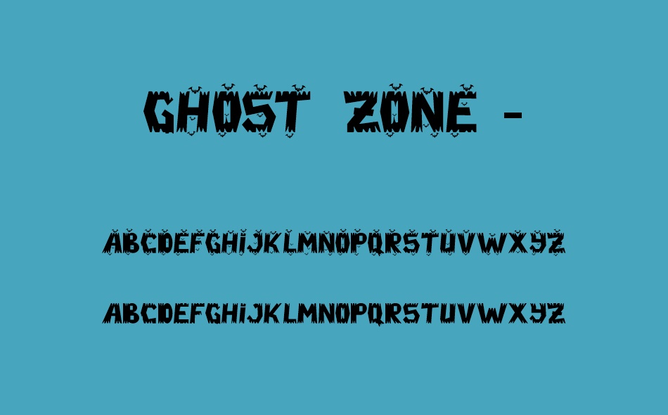 Ghost Zone font