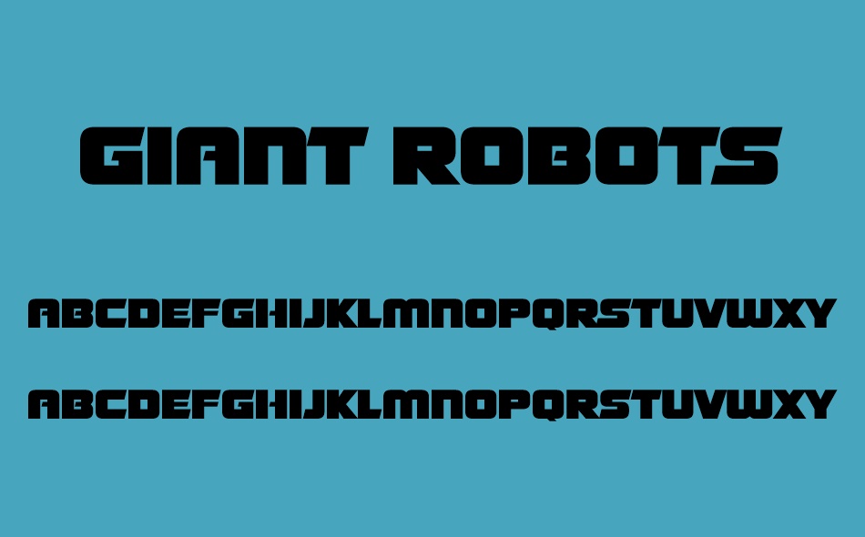 Giant Robots font