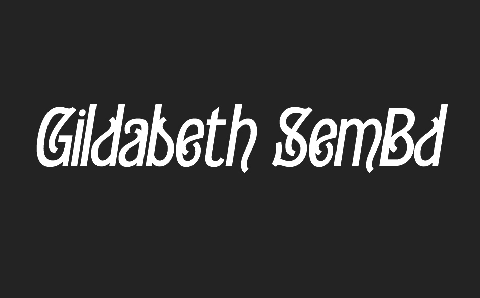 Gildabeth font big