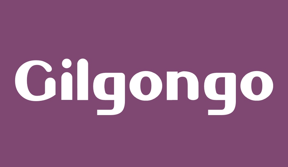 Gilgongo font big
