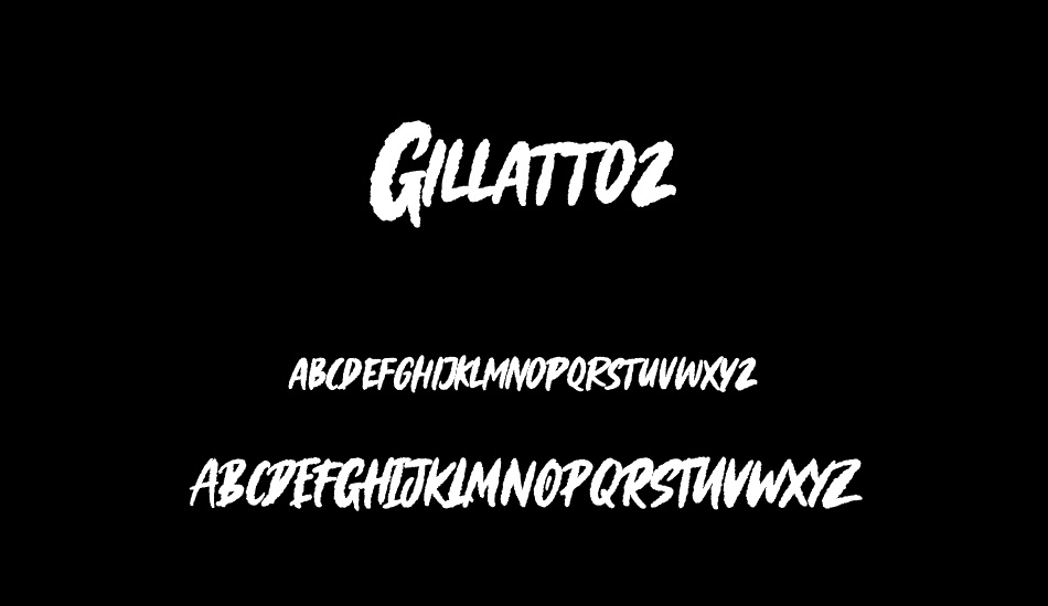 Gillattoz font