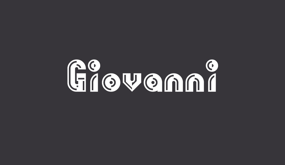 Giovanni font big