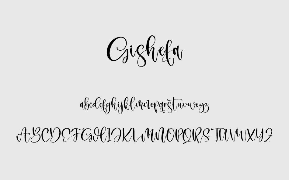 Gishefa font