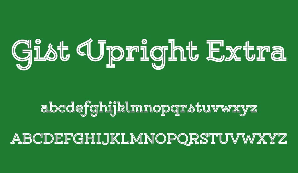 gist-upright-extrabold-demo font
