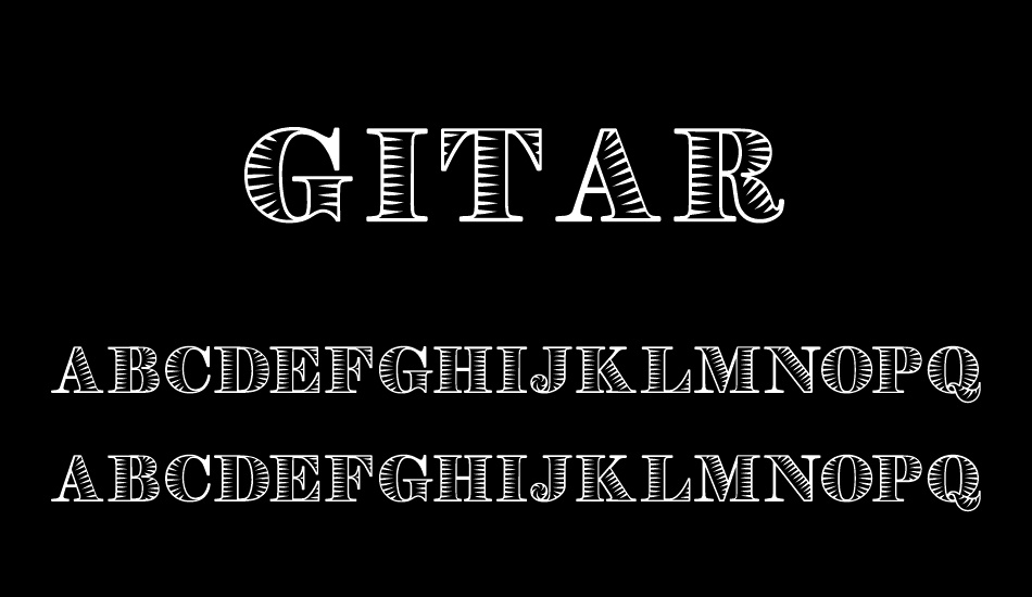 Gitar font