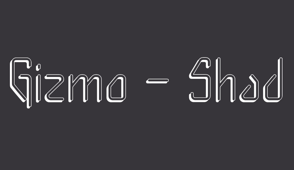 Gizmo - Shade font big