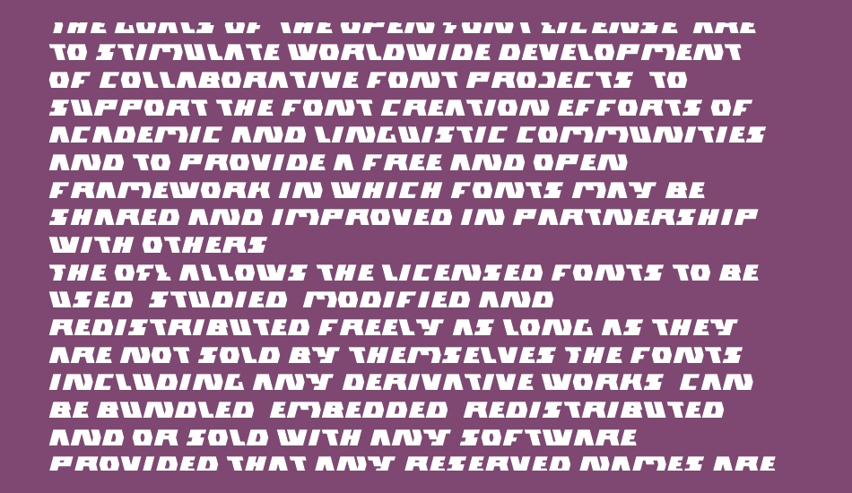 GLADIATOR sport font 1