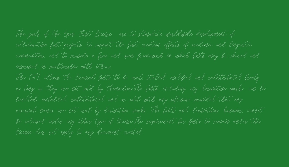 Glaudiana font 1