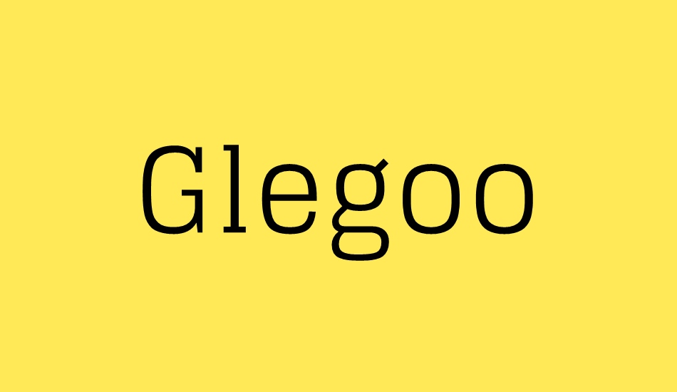 glegoo font big