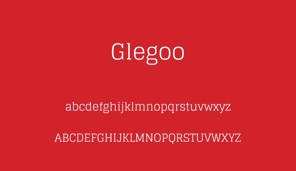 glegoo font