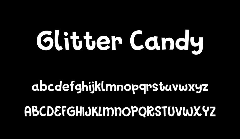 Glitter Candy DEMO font