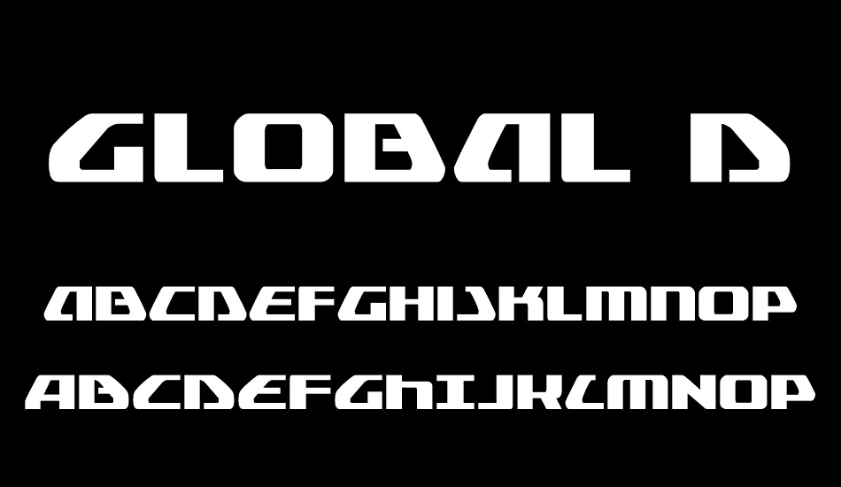 Global Dynamics font