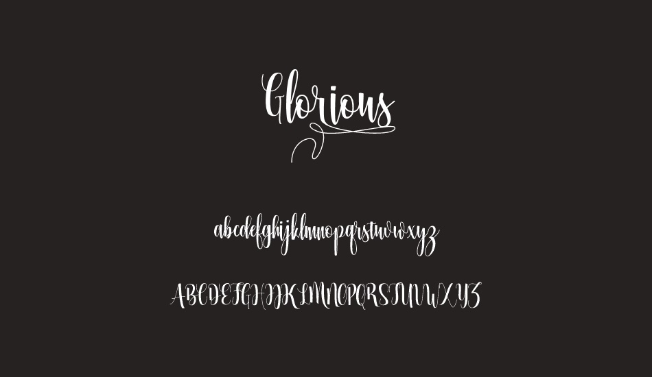 Glorious Free font