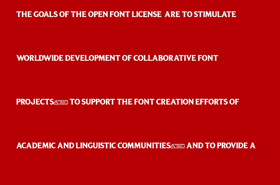 Glowmore font 1