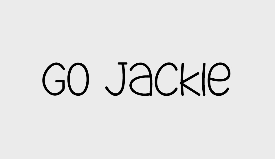 Go Jackie font big