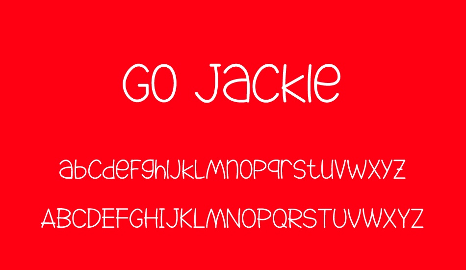 Go Jackie font