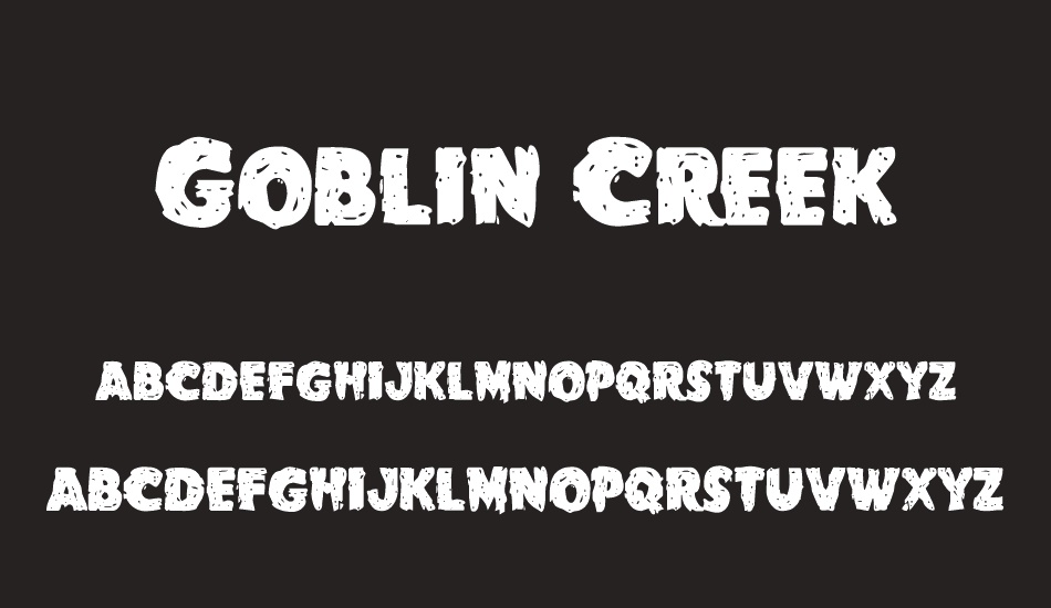 Goblin Creek font