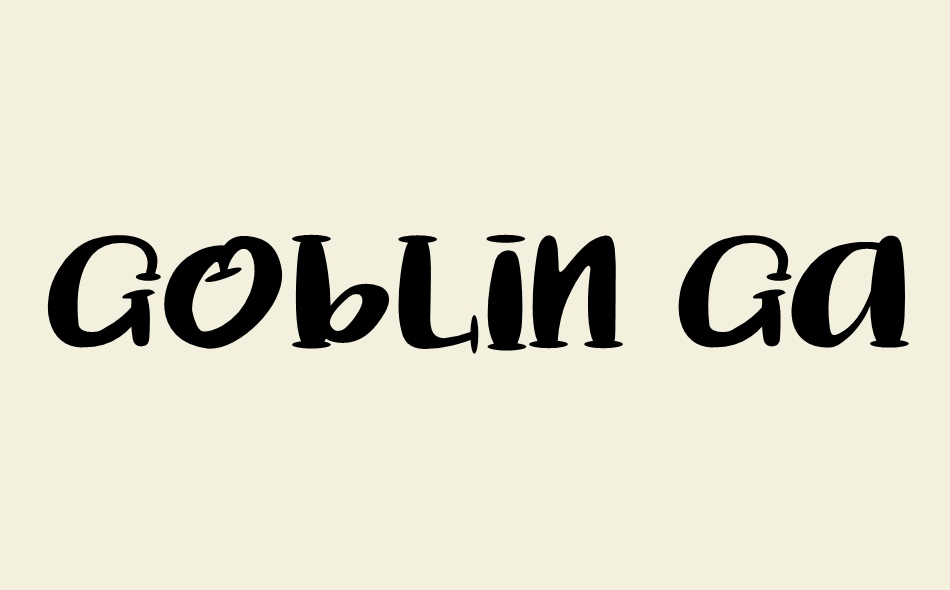 Goblin Gank font big