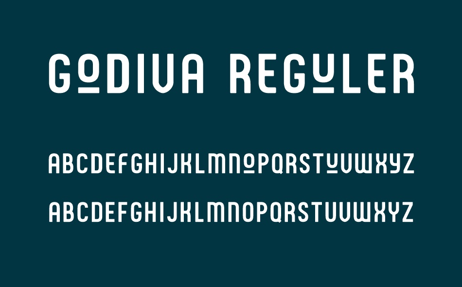 Godiva font