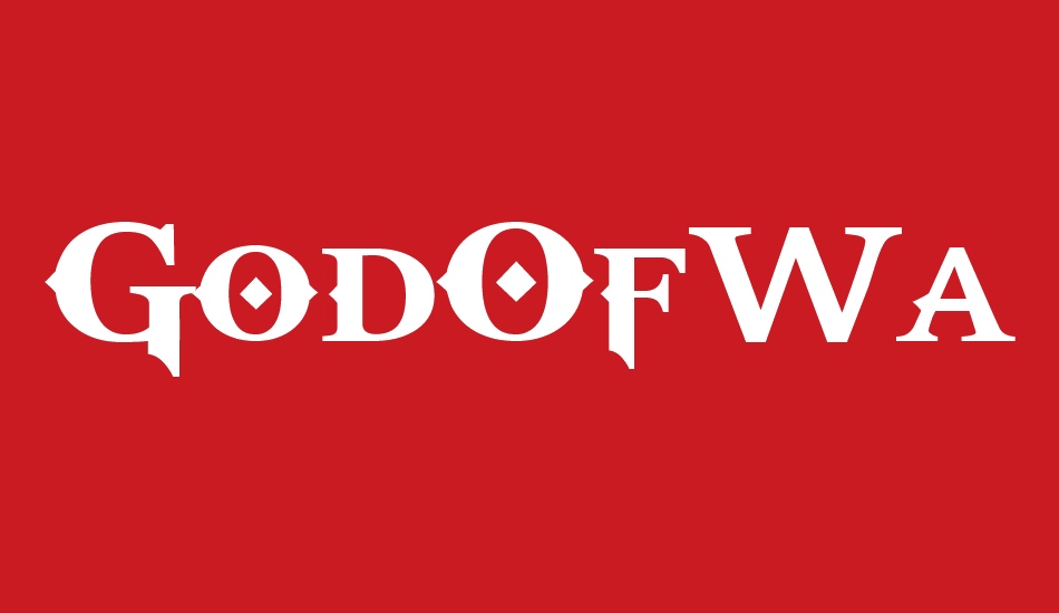 GodOfWar font big