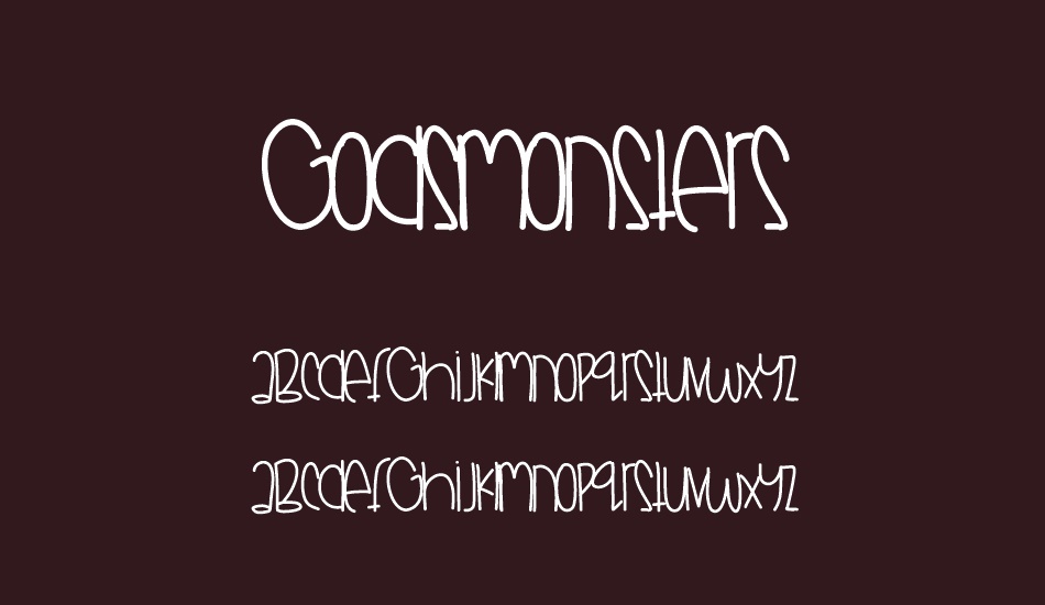 GodsMonsters font